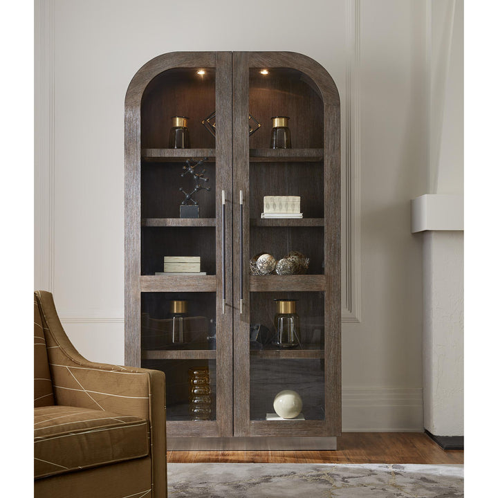 MODERN MOOD ARCHED DISPLAY CABINET