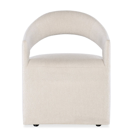 MODERN MOOD UPHOLSTERED ARM CHAIR - FRONT VIEW