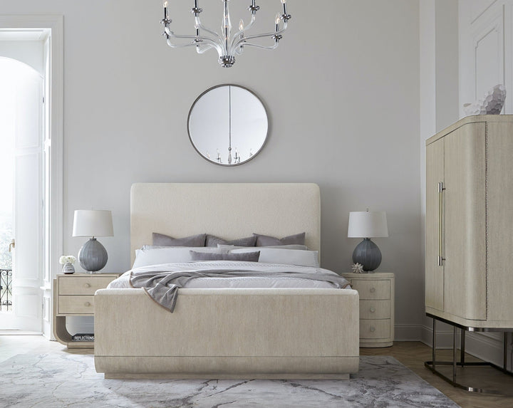 MODERN MOOD UPHOLSTERED PANEL BED