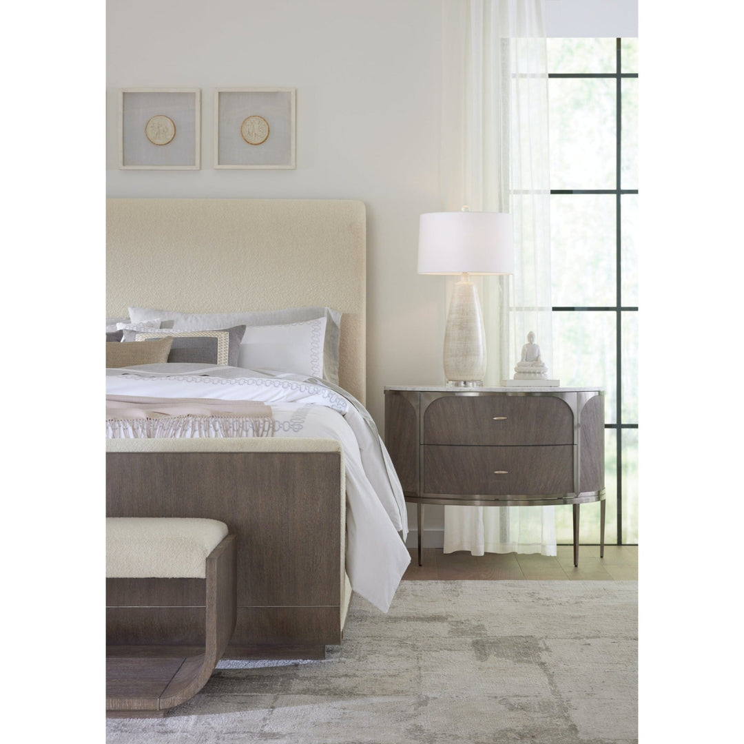 MODERN MOOD UPHOLSTERED PANEL BED