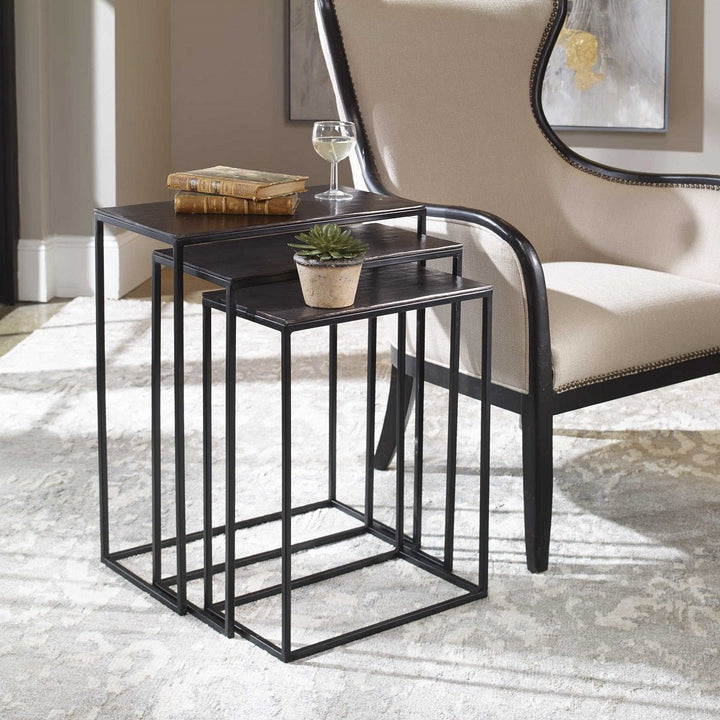 MOJO METALLIC SLAB NESTING TABLES