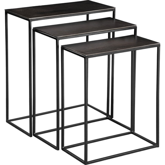 MOJO METALLIC SLAB NESTING TABLES