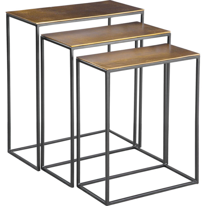 MOJO METALLIC SLAB NESTING TABLES