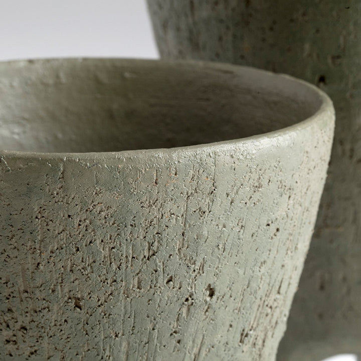 MOLCA GREY CERAMIC VASE