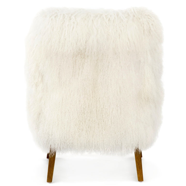 MONGOLIA CREAM FUR ARM CHAIR