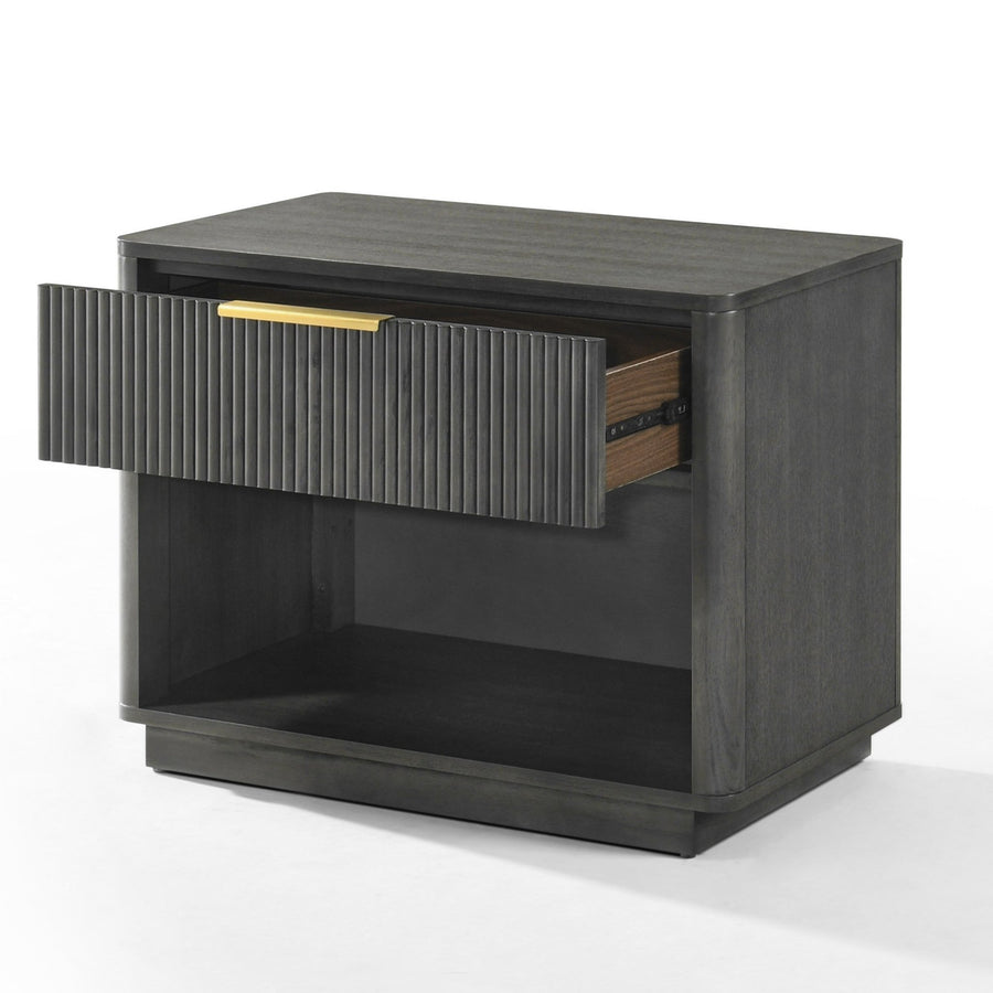 MONICA NIGHTSTAND: DARK GREY