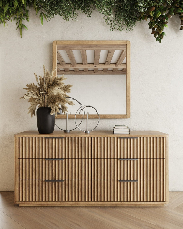 MONICA NATURAL WHITE OAK DRESSER