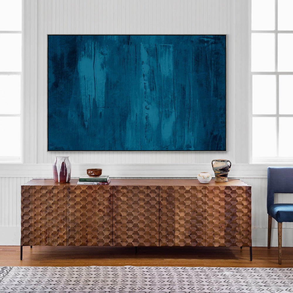 "MOODY BLUE" CANVAS ART