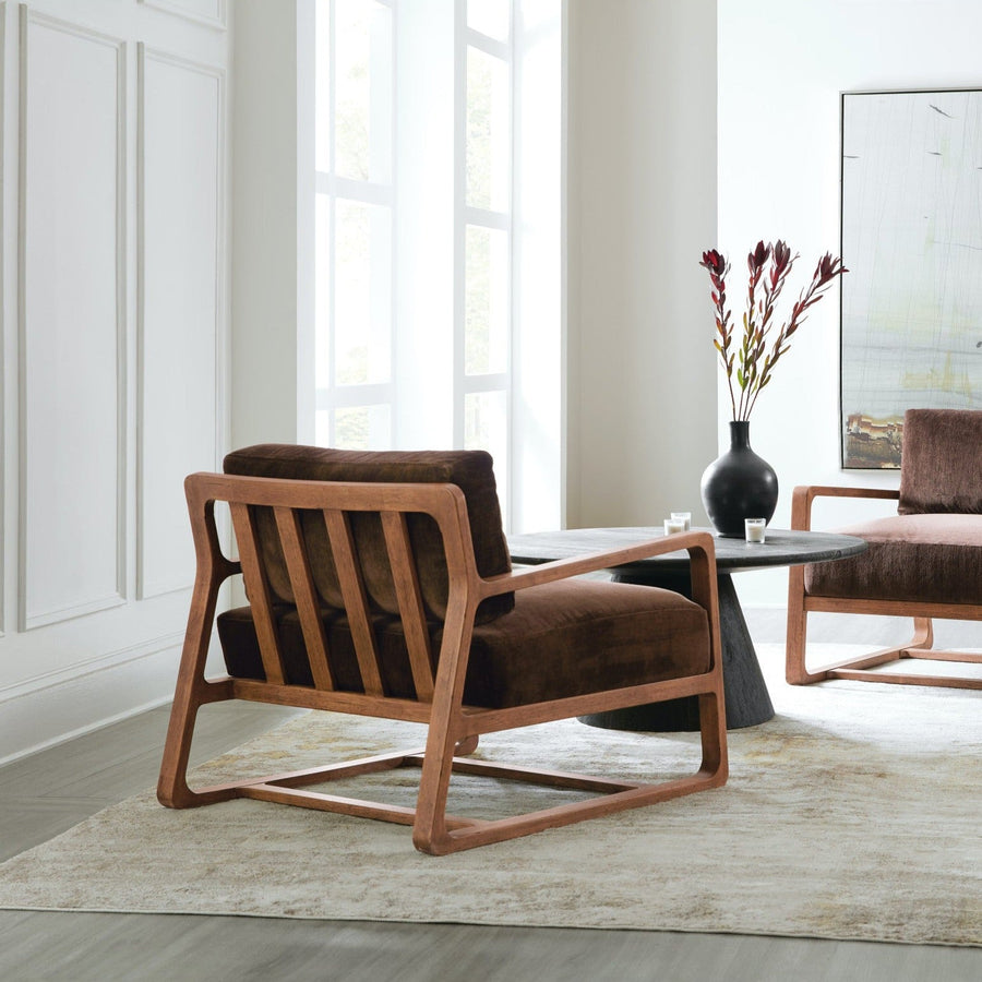 MORAINE ACCENT CHAIR: MARCELLA CHOCOLATE