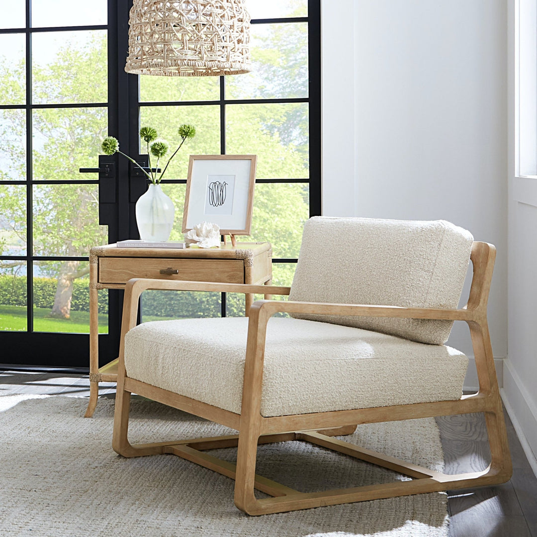 MORAINE CREAM BOUCLE ACCENT CHAIR