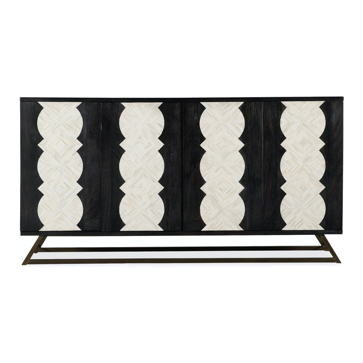 MOROCCO MOD ABSTRACT INLAY CREDENZA