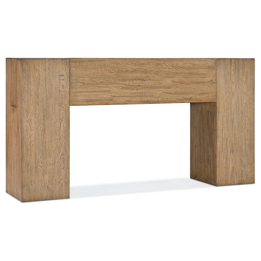 MORTON BLOCKED WOOD CONSOLE TABLE