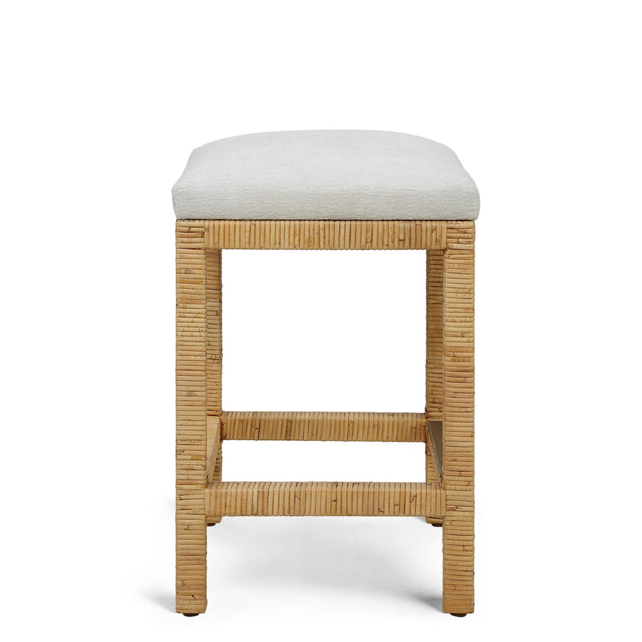 MURIEL RATTAN WRAPPED COUNTER STOOL