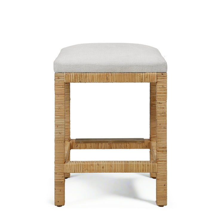 MURIEL RATTAN WRAPPED COUNTER STOOL