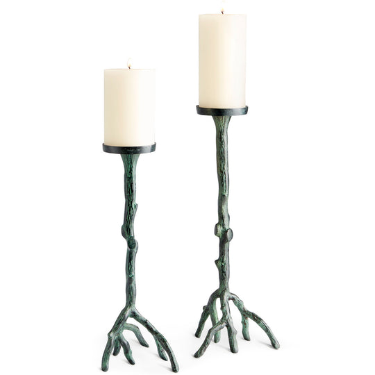 MYSTIC BRANCH CANDLEHOLDERS