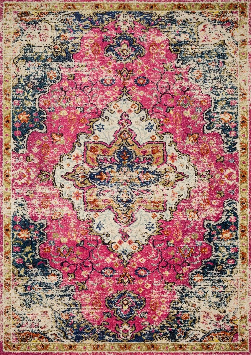 NADENKA RUG: PINK MULTI