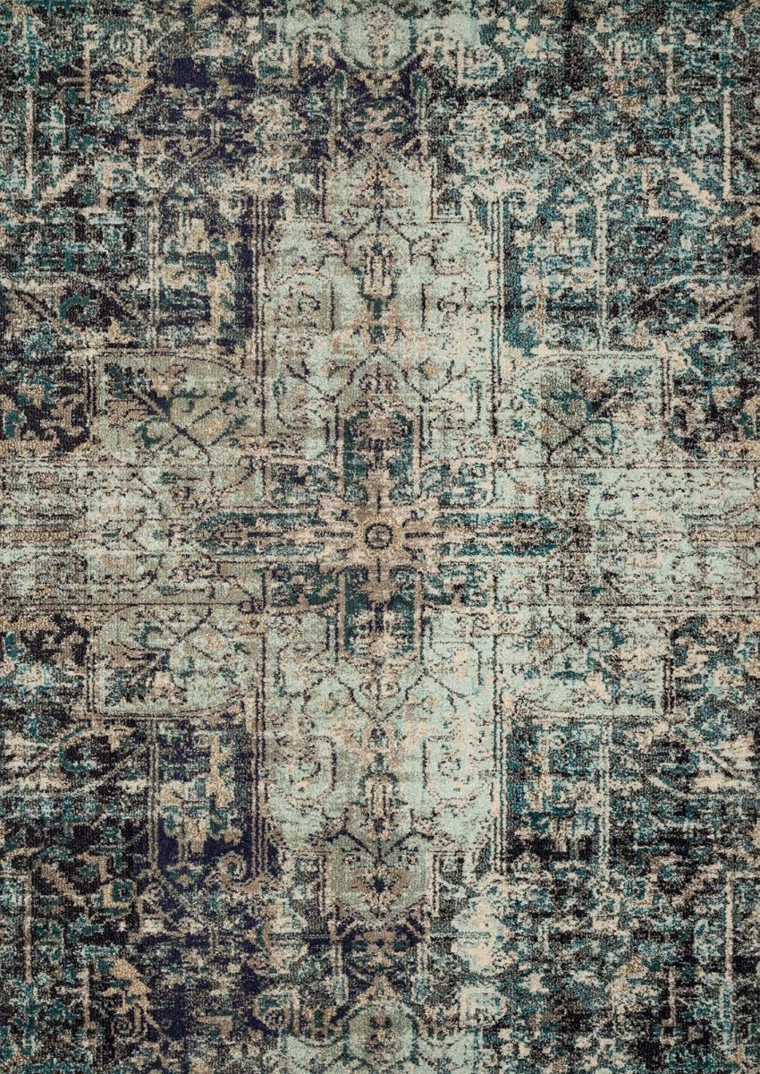 NAJMA RUG: SLATE BLUE, SMOKE