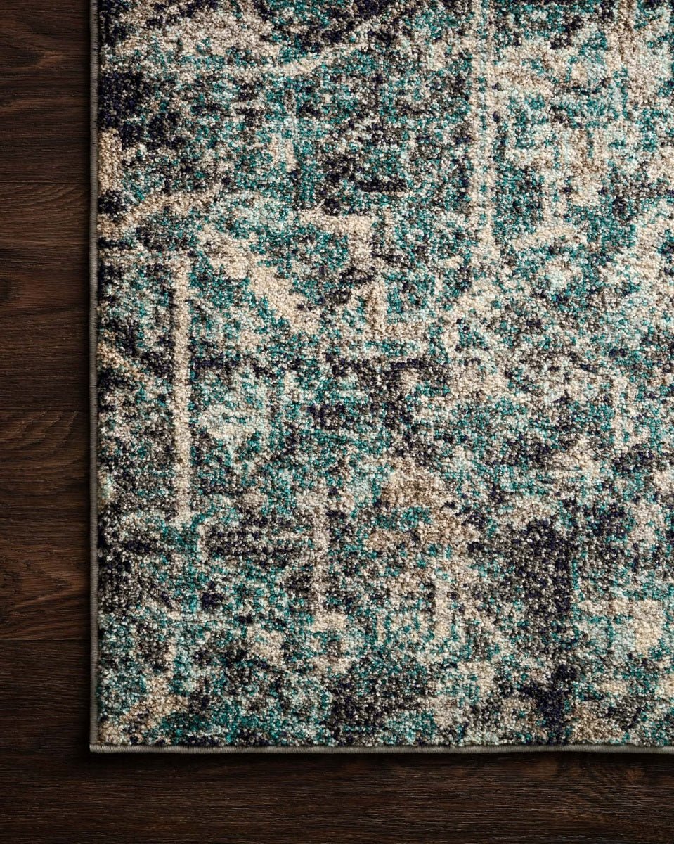 NAJMA RUG: SLATE BLUE, SMOKE