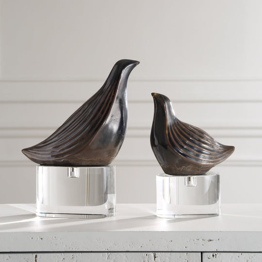 NESTING BIRD SCULPTURES | SET OF 2