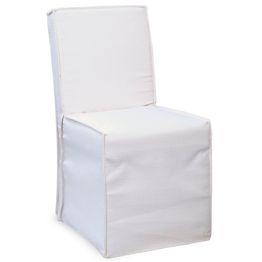 NIELSON SLIPCOVER DINING CHAIR: NATURAL WHITE