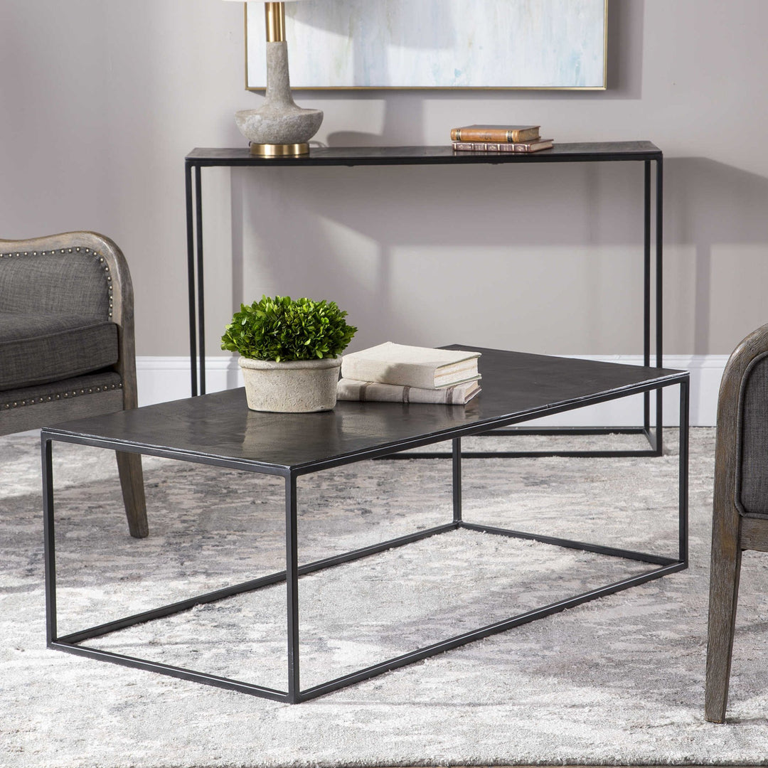 NIKOLY IRON & BRONZE COFFEE TABLE