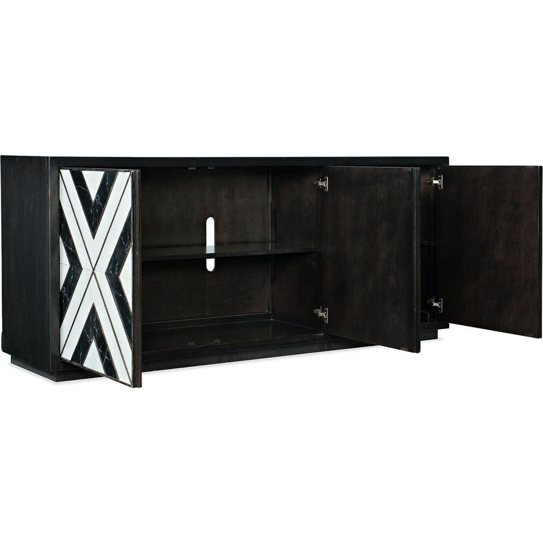 NOIR ET BLANC MEDIA CONSOLE