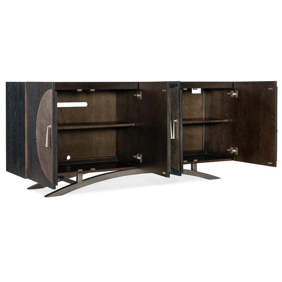 NOLITA FOUR DOOR ENTERTAINMENT BLACK CONSOLE