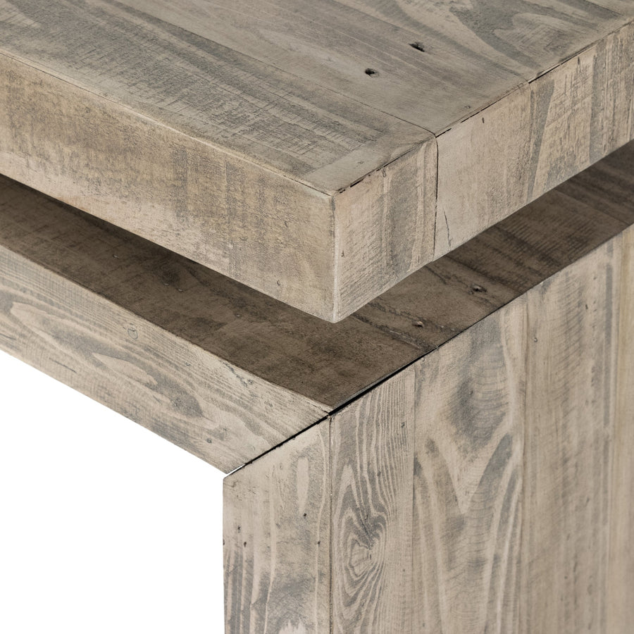 NORTHERN PINE CONSOLE TABLE: WEATHERED WHEAT