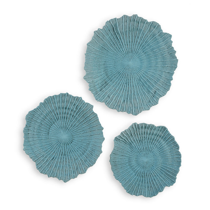 OCEAN GEMS BLUE WALL DECOR | SET OF 3