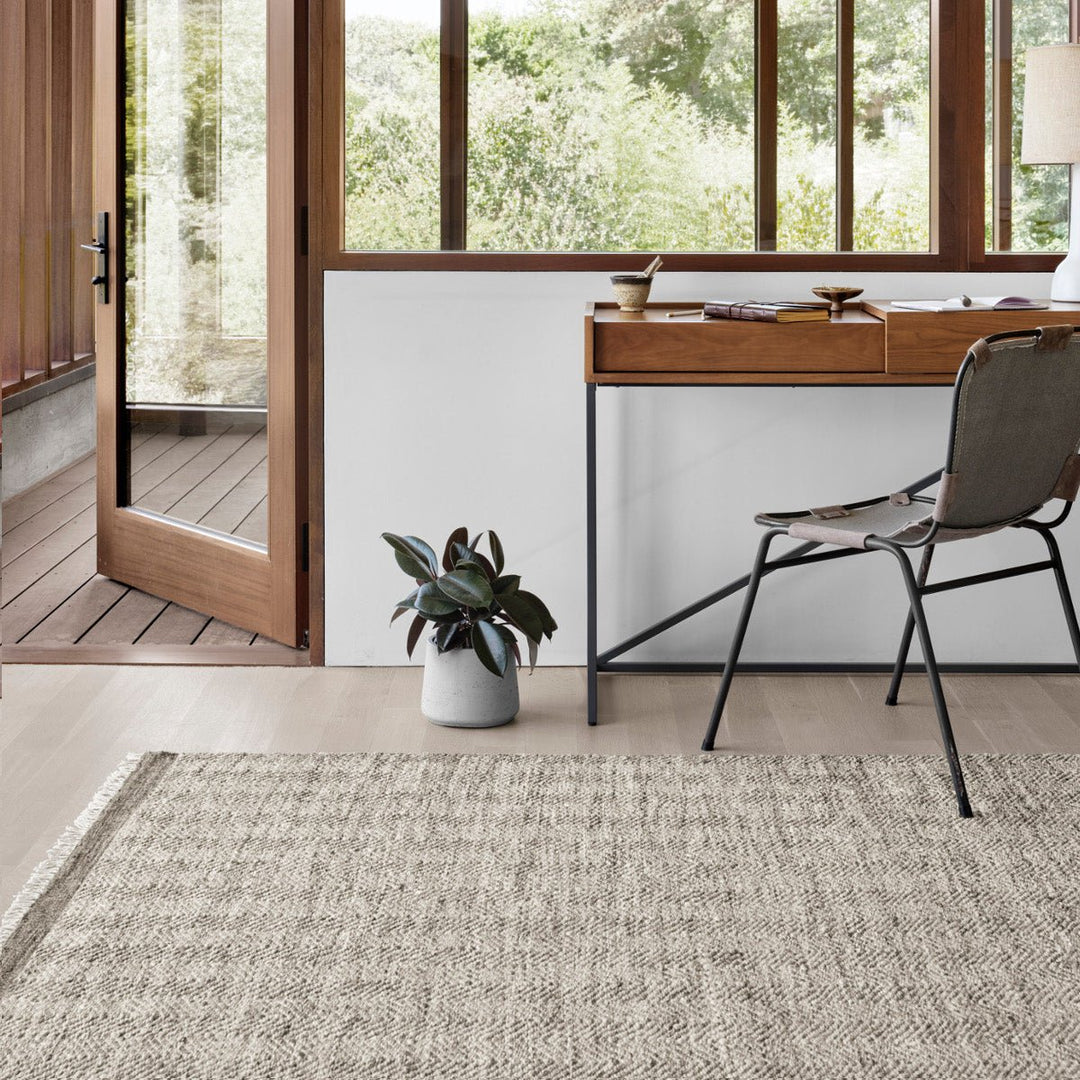 OMEN WOOL + JUTE RUG: GRAY