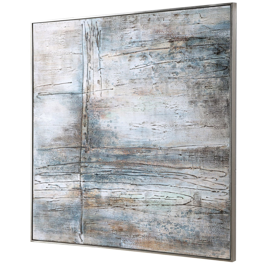 "OPEN SEAS" HAND PAINTED TEXTURED ACRYLIC ON CANVAS