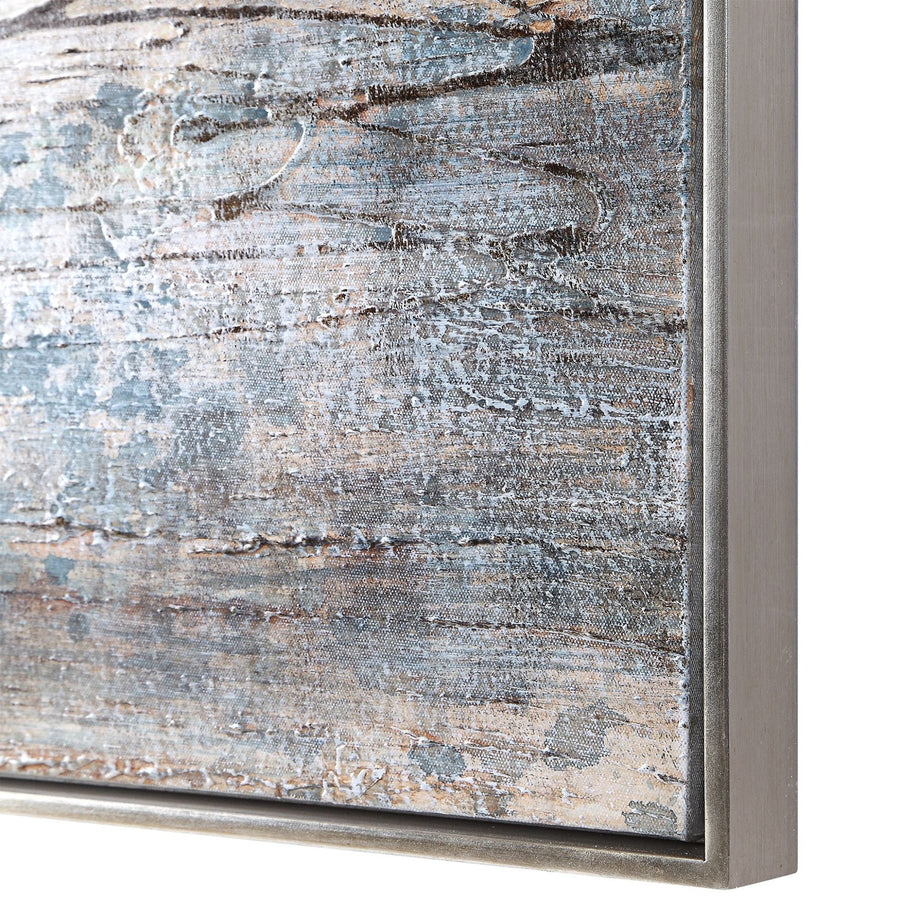 "OPEN SEAS" HAND PAINTED TEXTURED ACRYLIC ON CANVAS
