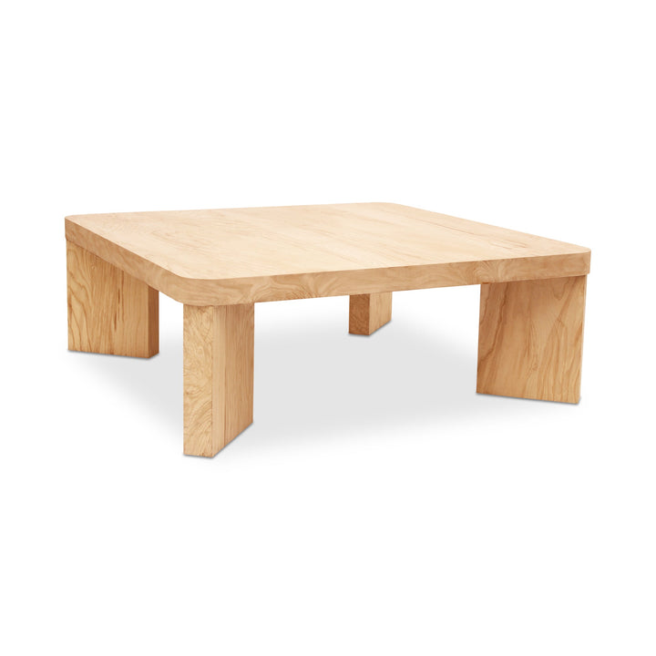 OREGON BLONDE BURL WOOD COFFEE TABLE