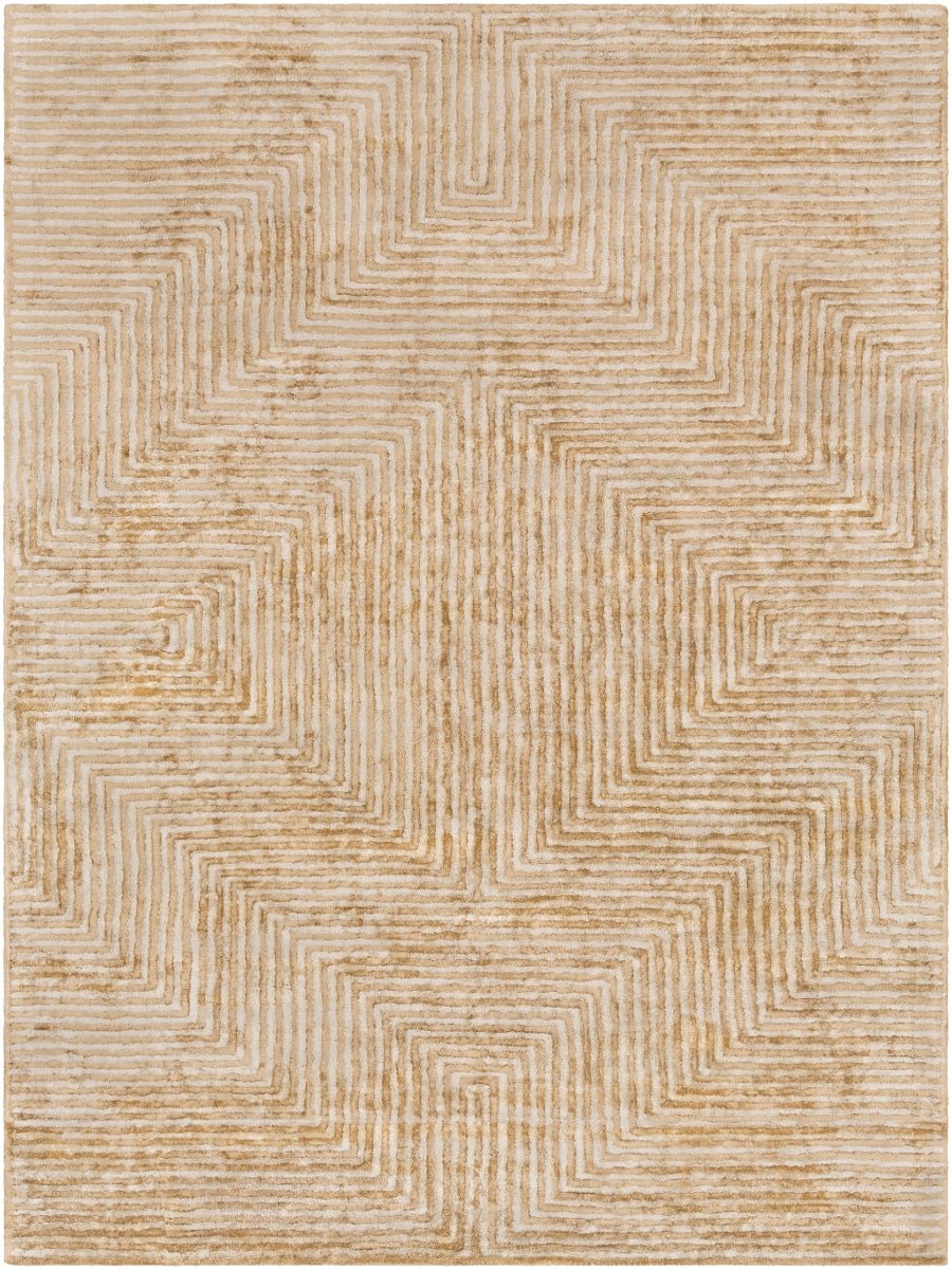 ORIK RUG: GOLD, BEIGE