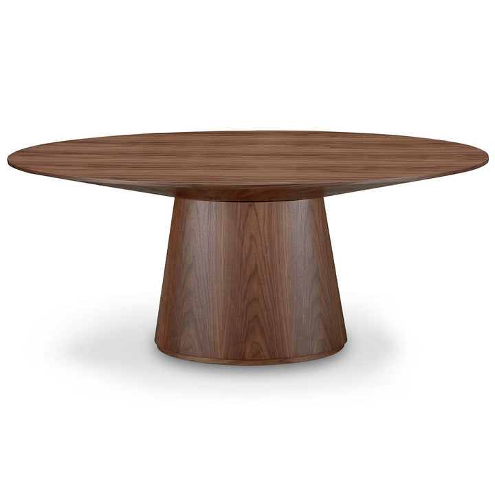 OTAGO OVAL DINING TABLE: WALNUT