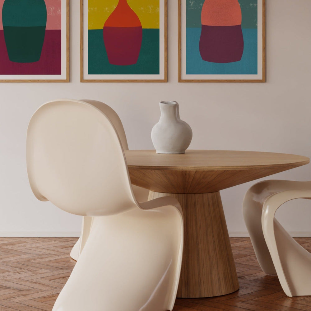 OTAGO ROUND DINING TABLE: OAK