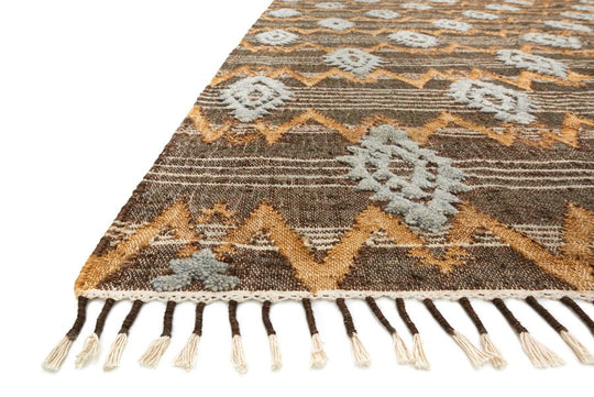 OWEN 06 JUTE + WOOL FLAT RUG: TAUPE, MIST