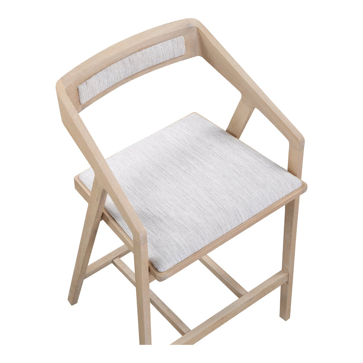 PADMA WHITE OAK COUNTER STOOL