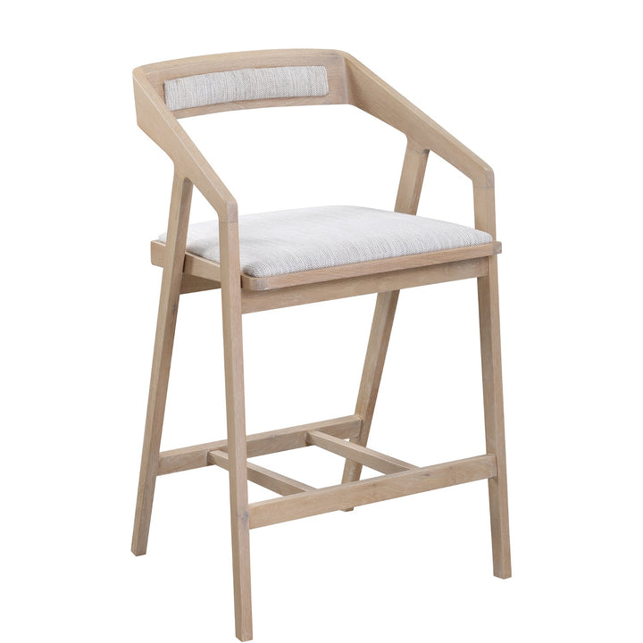 PADMA WHITE OAK COUNTER STOOL