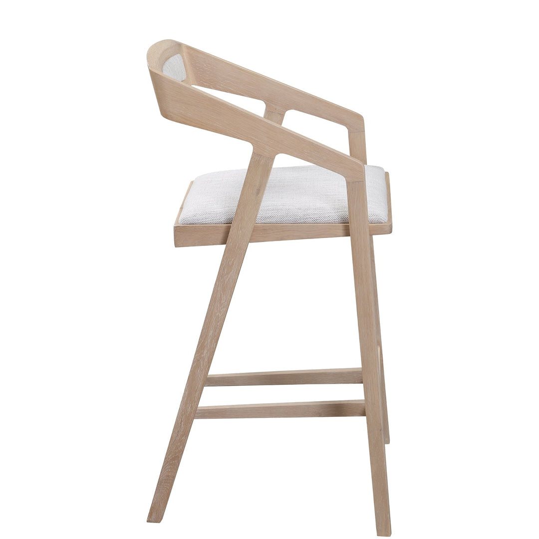 PADMA WHITE OAK COUNTER STOOL