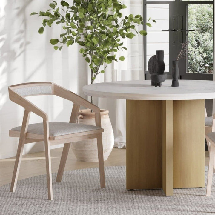 PADMA WHITE OAK DINING CHAIR