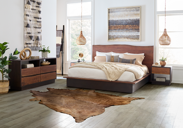 PALERMO RAW WALNUT NIGHTSTAND