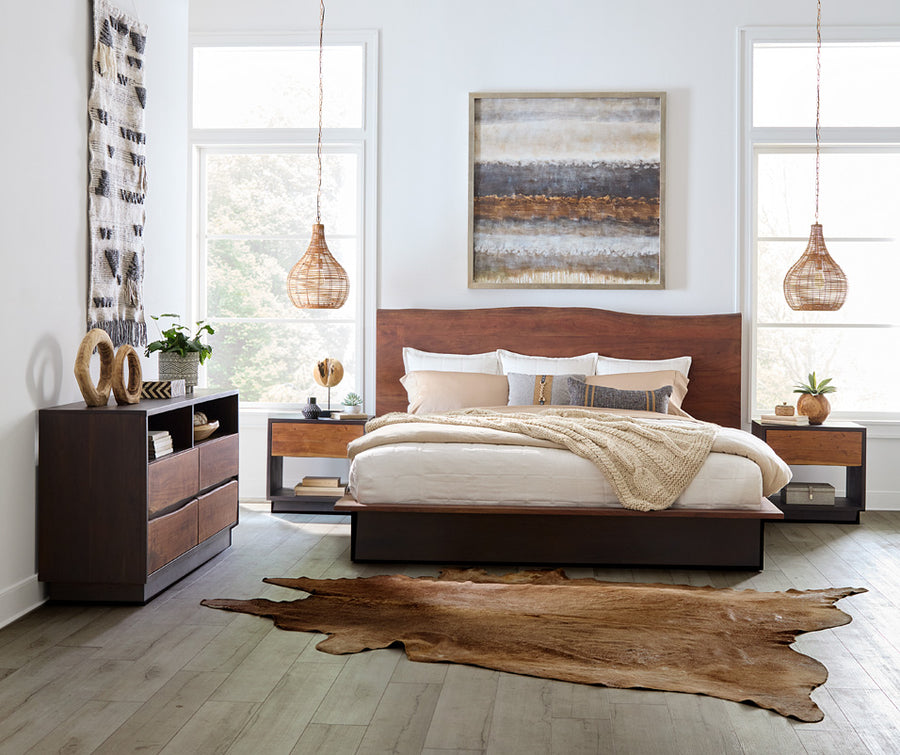 PALERMO RAW WALNUT NIGHTSTAND