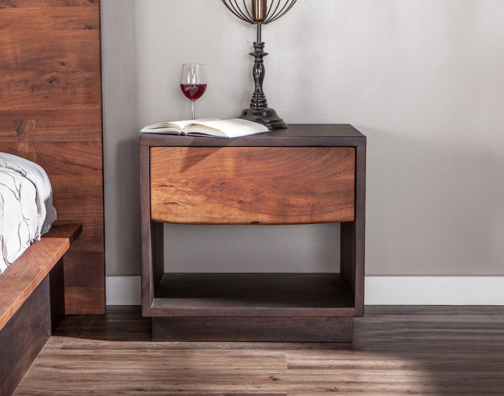 PALERMO RAW WALNUT NIGHTSTAND