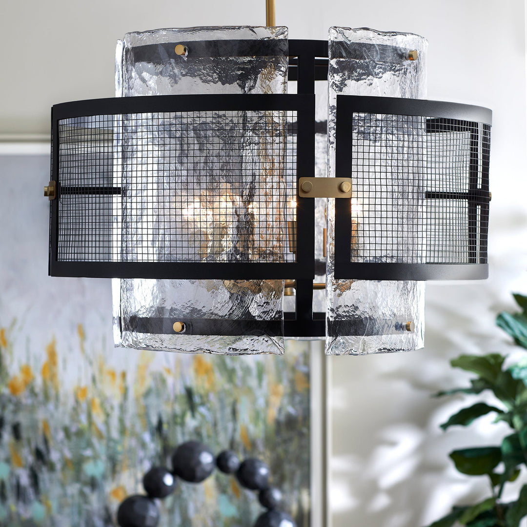 PANORAMA NOIR 6 LIGHT CHANDELIER