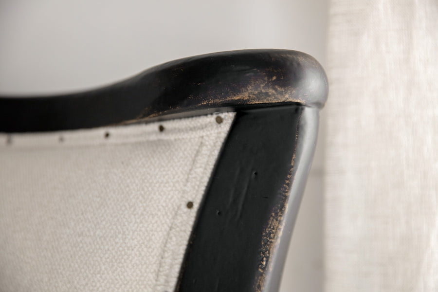 PARISIAN VINTAGE BED: ANTIQUE BLACK