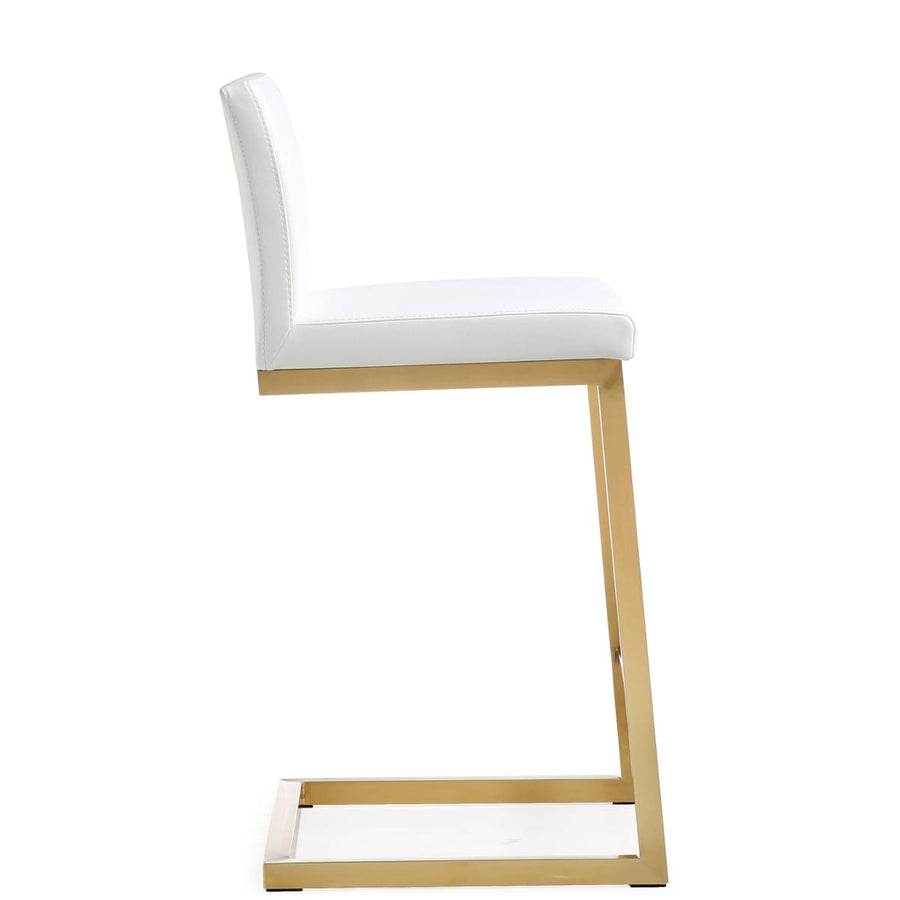 PARMA BRUSHED GOLD COUNTER STOOL | SET OF 2