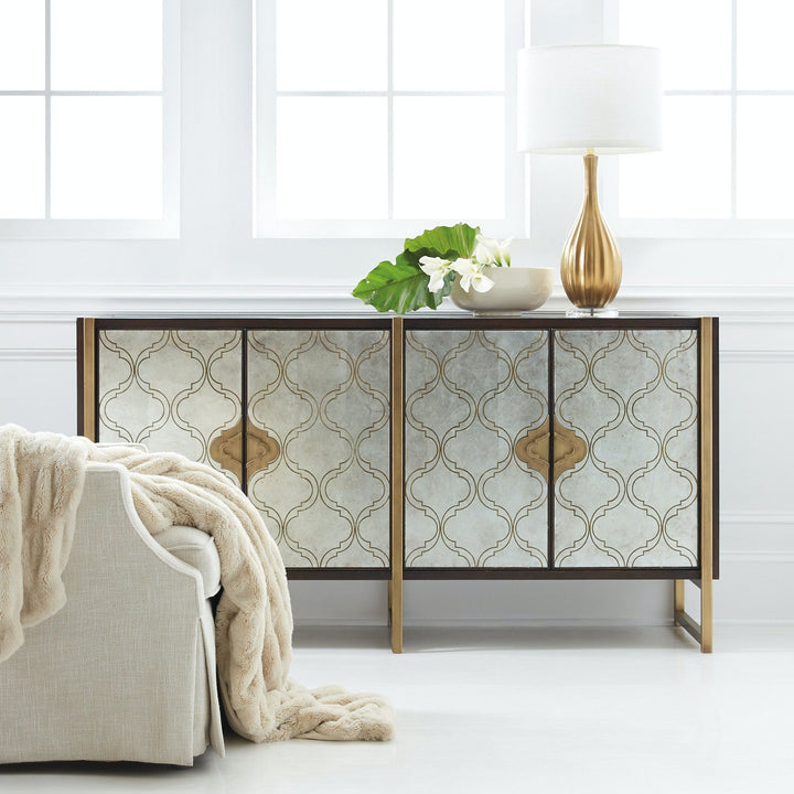 PASHA STENCILED EGLOMISE CONSOLE