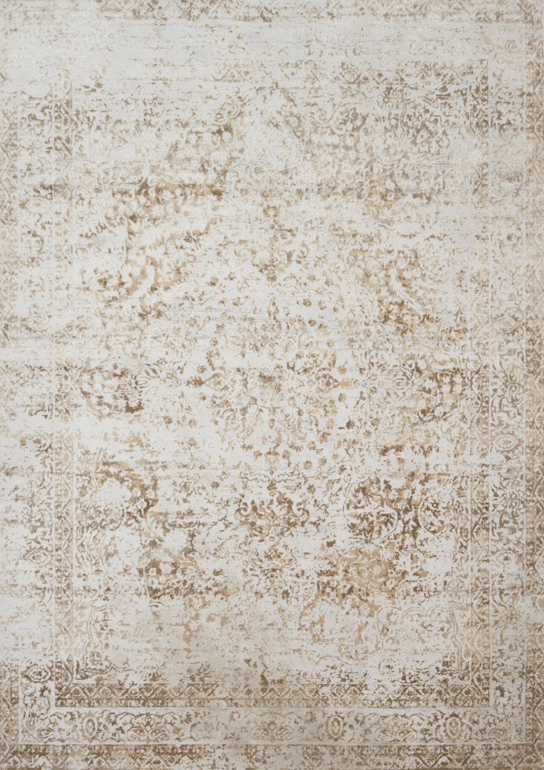 PATINA 03 RUG: SILVER, CHAMPAGNE