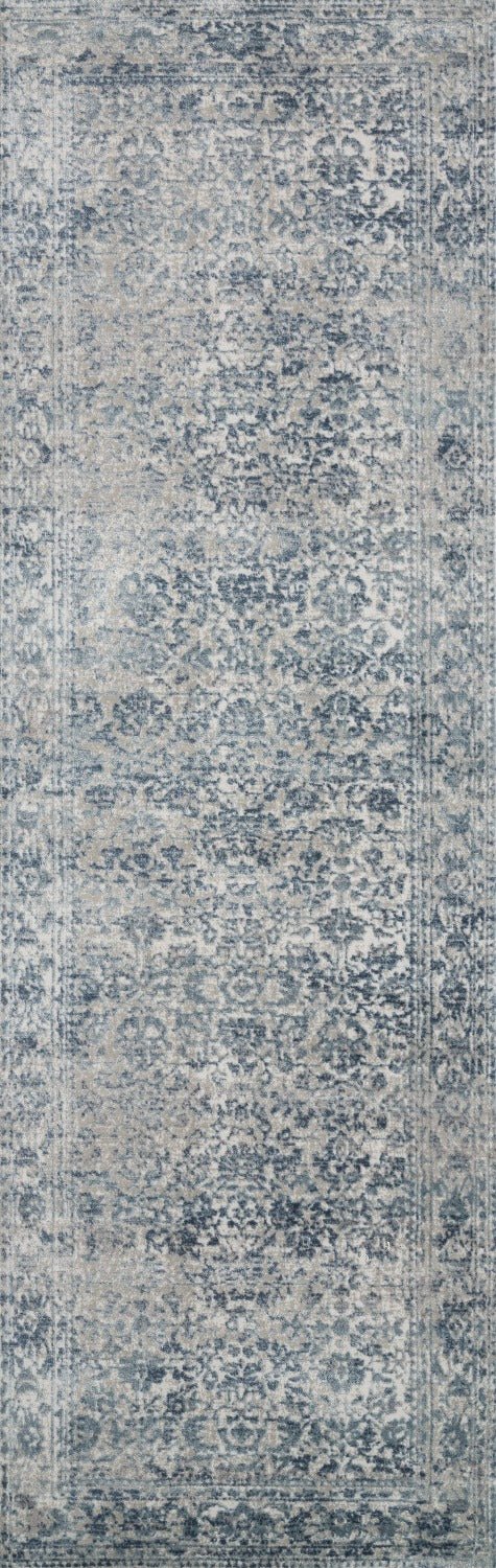 PATINA 06 RUG: SILVER, BLUE